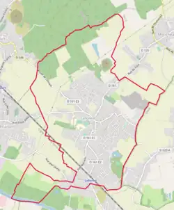 Poziția localității Leforest