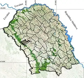 Poziția localității Leorda