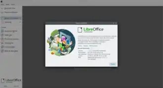 LibreOffice ro start screen