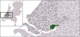 Poziția localității Dordrecht