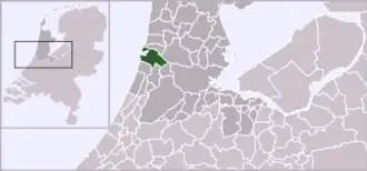 Poziția localității Velsen