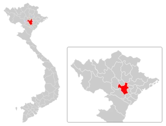 Poziția localității Hanoi