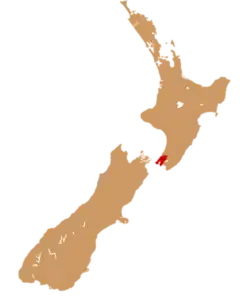 Poziția localității Wellington