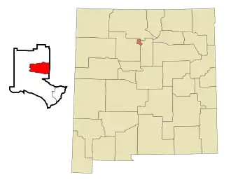 Poziția localității Los Alamos