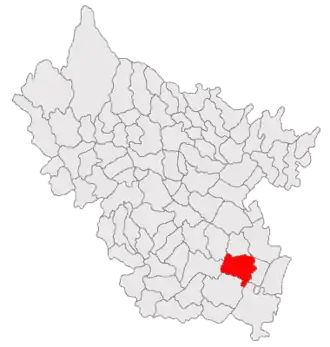 Poziția localității Luciu