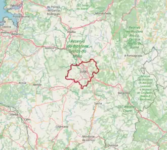 Poziția localității Lugo