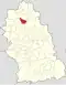 Localizare în cadrul județului