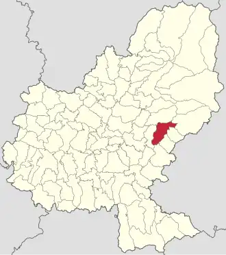 Localizare în cadrul județului