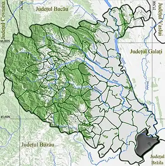 Poziția localității Măicănești