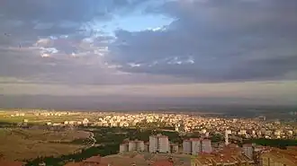 A general view of the city