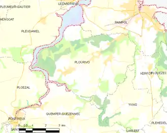 Poziția localității Plourivo