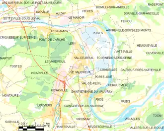 Poziția localității Val-de-Reuil
