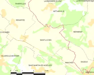 Poziția localității Saint-Lucien