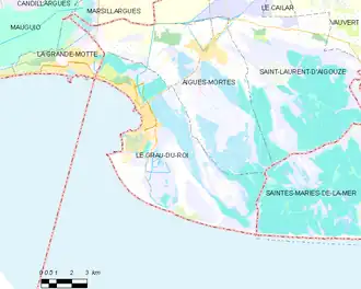 Poziția localității Le Grau-du-Roi