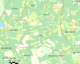 Poziția localității Lugos