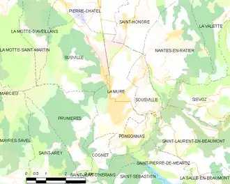 Poziția localității La Mure