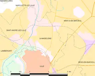Poziția localității La Madeleine