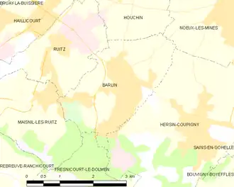 Poziția localității Barlin