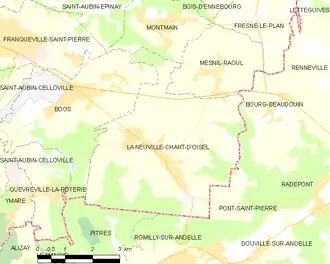 Poziția localității La Neuville-Chant-d'Oisel