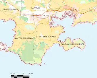 Poziția localității La Seyne-sur-Mer