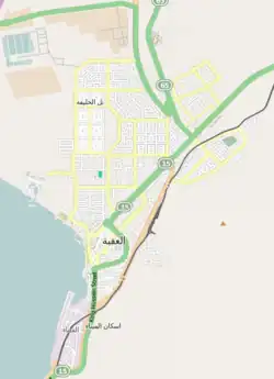 Poziția localității Aqaba
