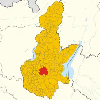 Poziția localității Comune di Brescia