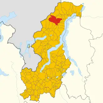 Poziția localității Garzeno