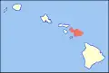 Poziția localității Maui