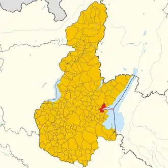 Poziția localității Comune di Salò