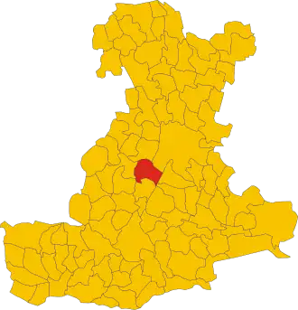 Poziția localității Comune di Abano Terme