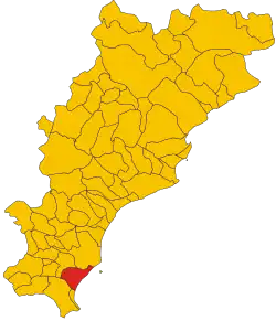 Poziția localității Alassio