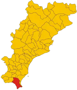 Poziția localității Andora