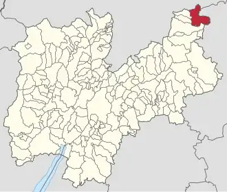 Poziția localității Canazei