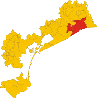 Poziția localității Caorle