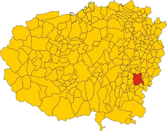 Poziția localității Ceva