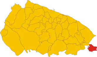 Poziția localității Locorotondo