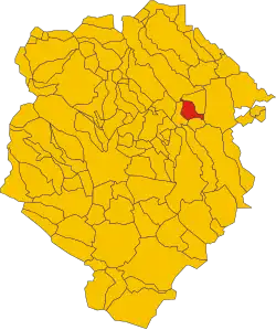 Poziția localității Mezzana Mortigliengo