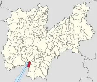 Poziția localității Nago-Torbole