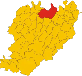 Poziția localității Comune di Piacenza