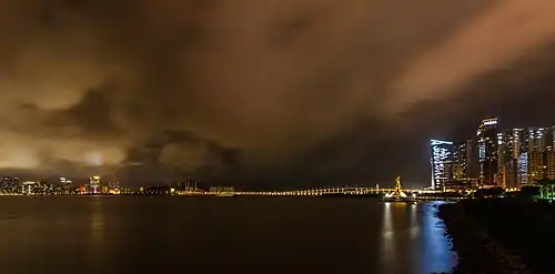 Marea Chinei de Est, între Taipa și Peninsula Macau