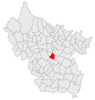 Poziția localității Mărăcineni