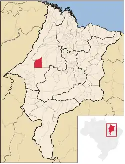 Poziția localității Bom Jesus das Selvas