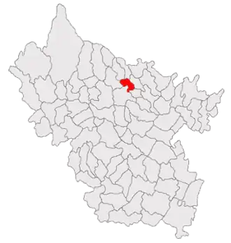 Poziția localității Mărgăritești