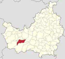 Localizarea comunei în județul Cluj