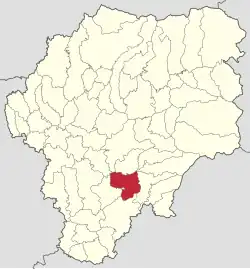 Localizare în cadrul județului