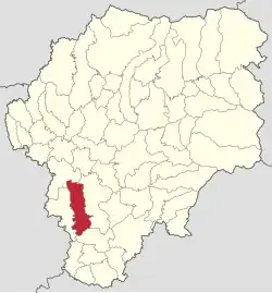 Localizare în cadrul județului