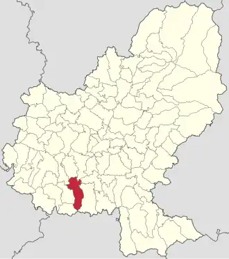 Localizare în cadrul județului