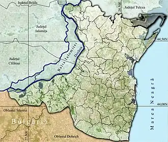 Amplasarea în cadrul județului