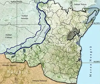 Poziția localității Mihail Kogălniceanu