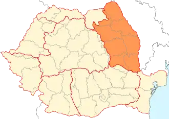 Poziția regiunii Moldova Occidentală